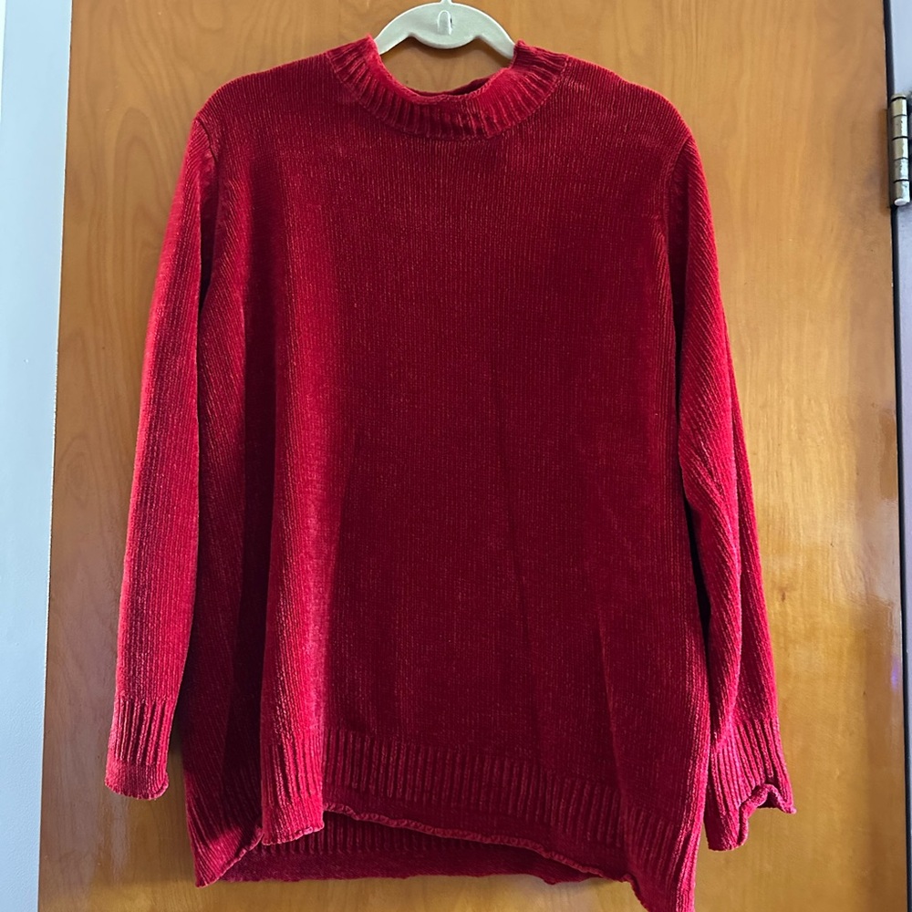 Vintage Villager Sport Red Sweater